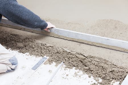 Concrete leveling repair polish